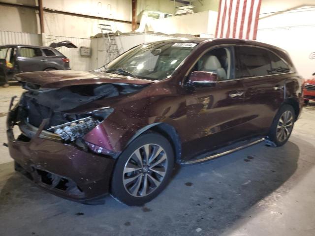 5FRYD4H45GB025606 - 2016 ACURA MDX TECHNOLOGY MAROON photo 1