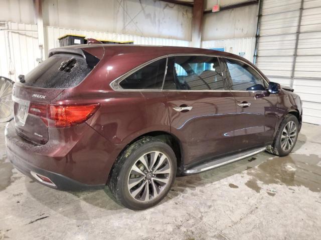 5FRYD4H45GB025606 - 2016 ACURA MDX TECHNOLOGY MAROON photo 3