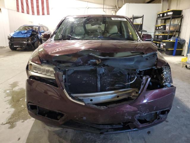 5FRYD4H45GB025606 - 2016 ACURA MDX TECHNOLOGY MAROON photo 5