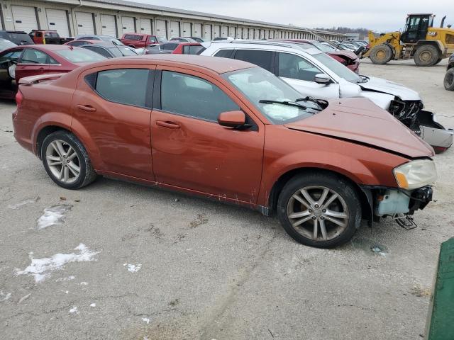 1C3CDZCB7CN183248 - 2012 DODGE AVENGER SXT ORANGE photo 4