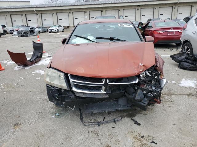 1C3CDZCB7CN183248 - 2012 DODGE AVENGER SXT ORANGE photo 5