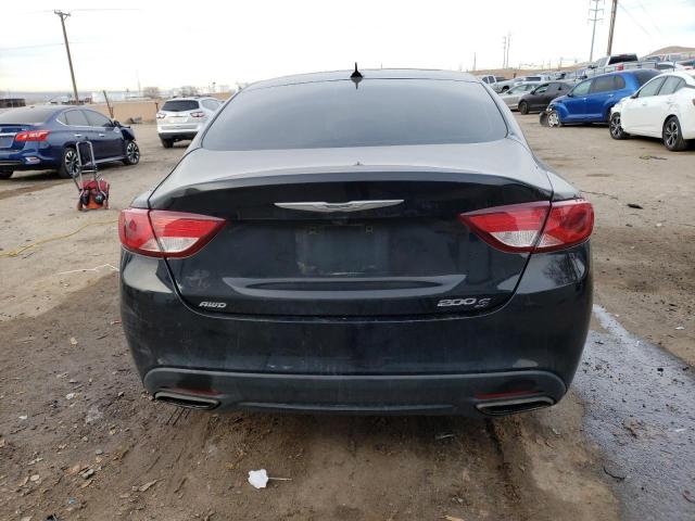 1C3CCCDG1FN583594 - 2015 CHRYSLER 200 S BLACK photo 6