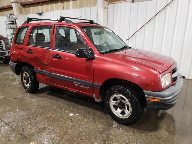 2CNBJ13C6Y6920439 - 2000 CHEVROLET TRACKER RED photo 4