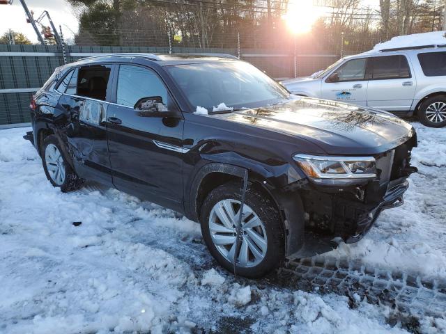 1V2KE2CA9MC208570 - 2021 VOLKSWAGEN ATLAS CROS SE შავი ფოტო 4