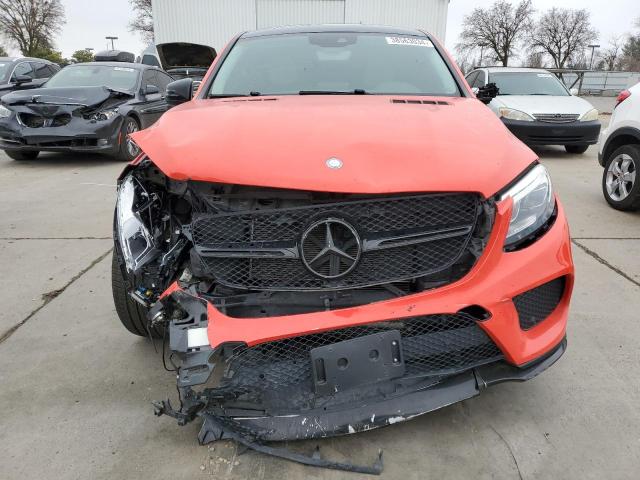 4JGED6EB4GA044610 - 2016 MERCEDES-BENZ GLE COUPE 450 4MATIC RED photo 5