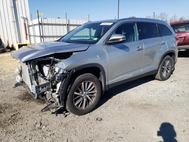 5TDJZRFH6KS629970 - 2019 TOYOTA HIGHLANDER SE SILVER photo 1