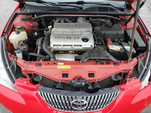 4T1FA38P24U035840 - 2004 TOYOTA CAMRY SOLA SE RED photo 11