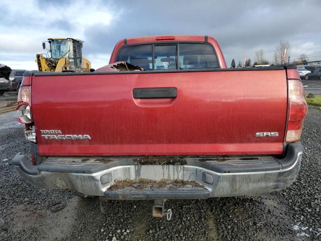 5TEUX42N35Z105457 - 2005 TOYOTA TACOMA ACCESS CAB წითელი ფოტო 6