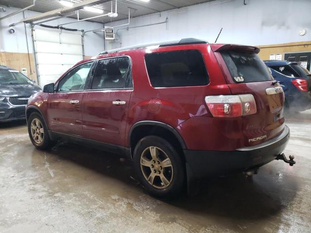 1GKLRLEDXAJ131601 - 2010 GMC ACADIA SLE BURGUNDY photo 2