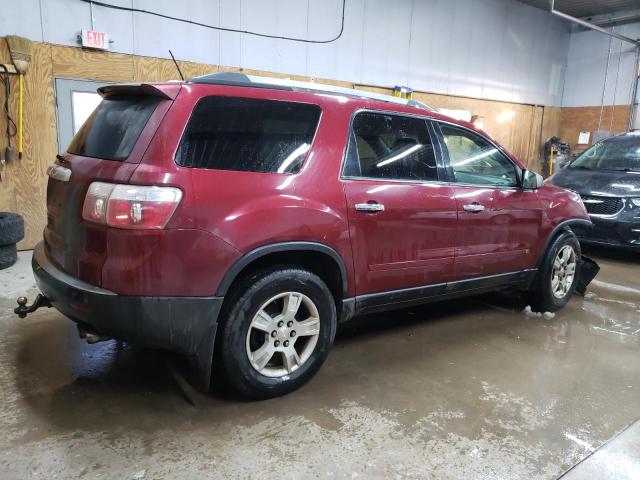 1GKLRLEDXAJ131601 - 2010 GMC ACADIA SLE BURGUNDY photo 3