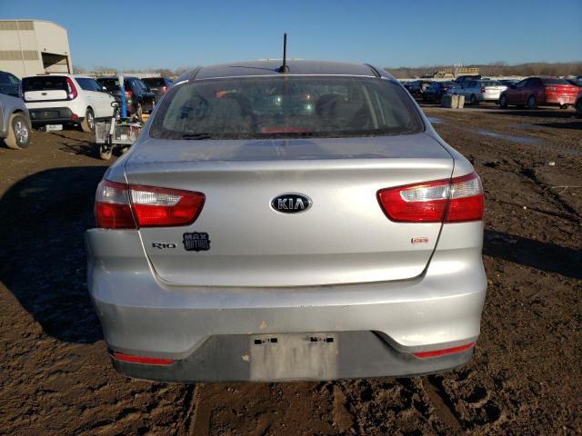 KNADM4A34H6044448 - 2017 KIA RIO LX SILVER photo 6