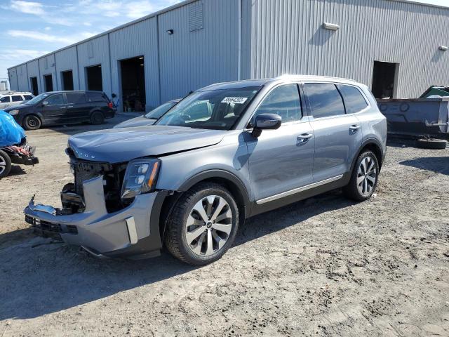 5XYP34HC3MG182840 - 2021 KIA TELLURIDE EX GRAY photo 1