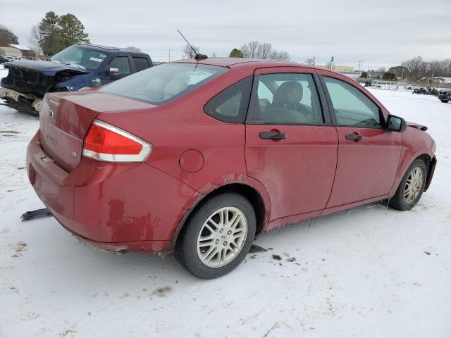 1FAHP3FN5BW100717 - 2011 FORD FOCUS SE RED photo 3