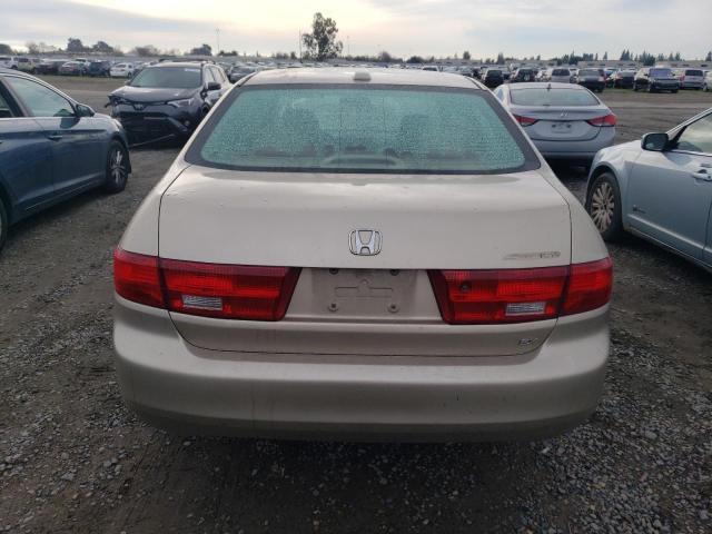 1HGCM56865A065207 - 2005 HONDA ACCORD EX TAN photo 6