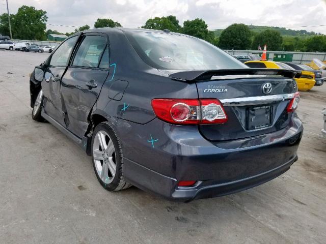 2T1BU4EE7DC119281 - 2013 TOYOTA COROLLA BASE  photo 3