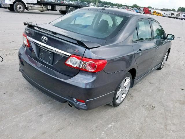 2T1BU4EE7DC119281 - 2013 TOYOTA COROLLA BASE  photo 4