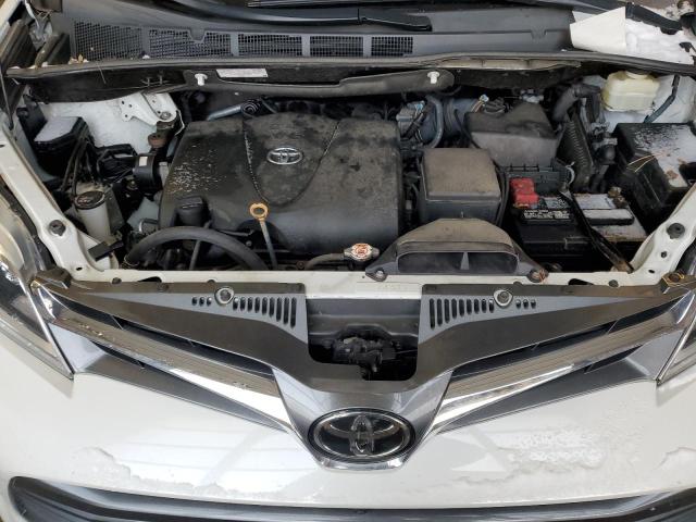 5TDDZ3DC4JS206384 - 2018 TOYOTA SIENNA XLE WHITE photo 11