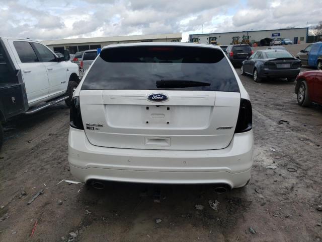 2FMDK3AKXEBB51880 - 2014 FORD EDGE SPORT WHITE photo 6