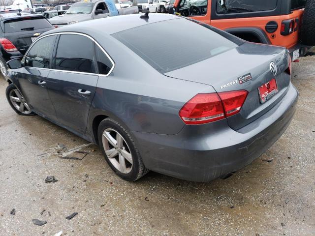 1VWAT7A33EC039505 - 2014 VOLKSWAGEN PASSAT S GRAY photo 2