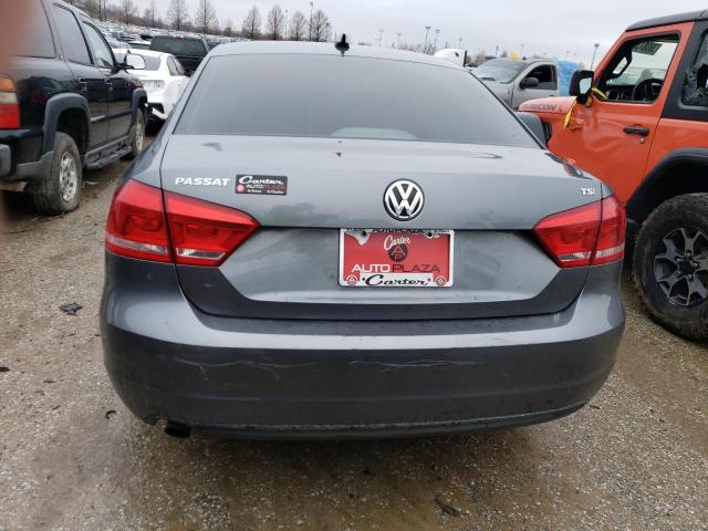 1VWAT7A33EC039505 - 2014 VOLKSWAGEN PASSAT S GRAY photo 6