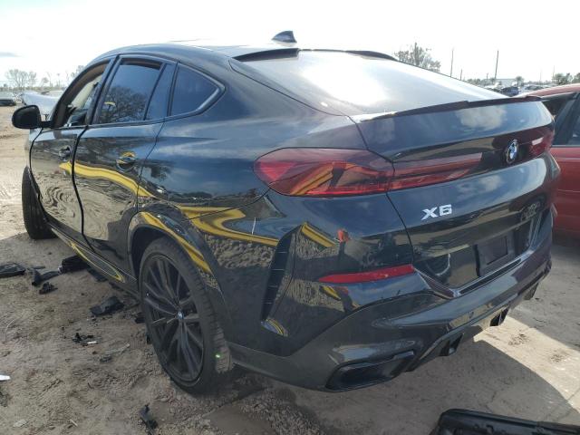 5UXCY4C06M9E01287 - 2021 BMW X6 SDRIVE 40I BLACK photo 2