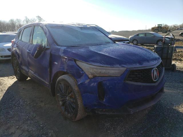 5J8TC2H82NL016587 - 2022 ACURA RDX A-SPEC ADVANCE BLUE photo 4