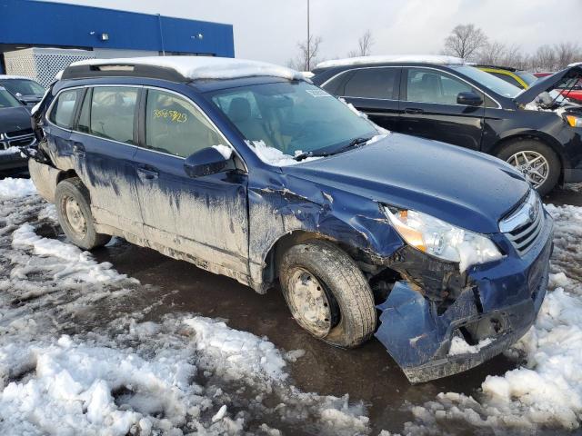 4S4BRCAC9A3348707 - 2010 SUBARU OUTBACK 2.5I BLUE photo 4