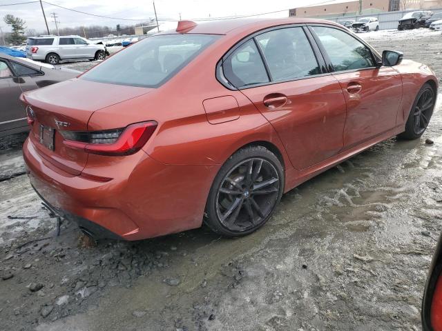 3MW5R7J07M8B98863 - 2021 BMW 330XI ORANGE photo 3