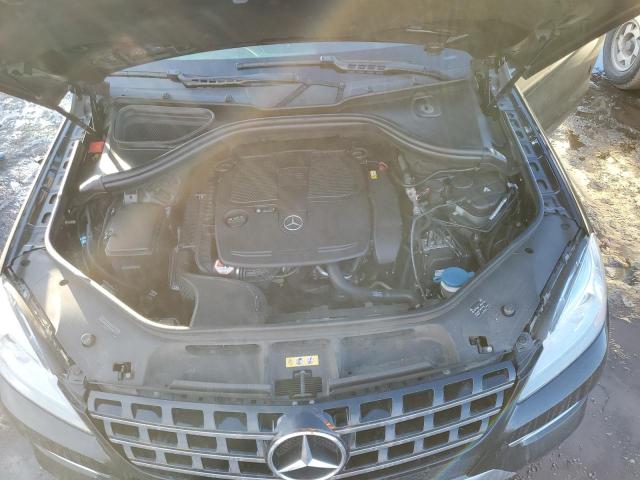 4JGDA5HB6CA030728 - 2012 MERCEDES-BENZ ML 350 4MATIC BLACK photo 12