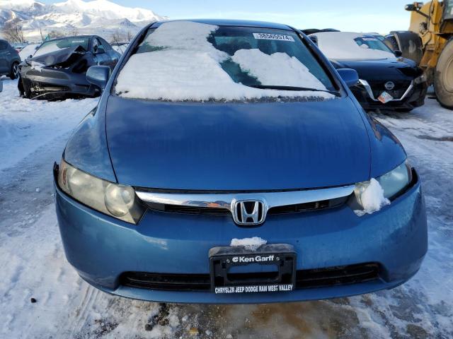 1HGFA16587L129145 - 2007 HONDA CIVIC LX BLUE photo 5