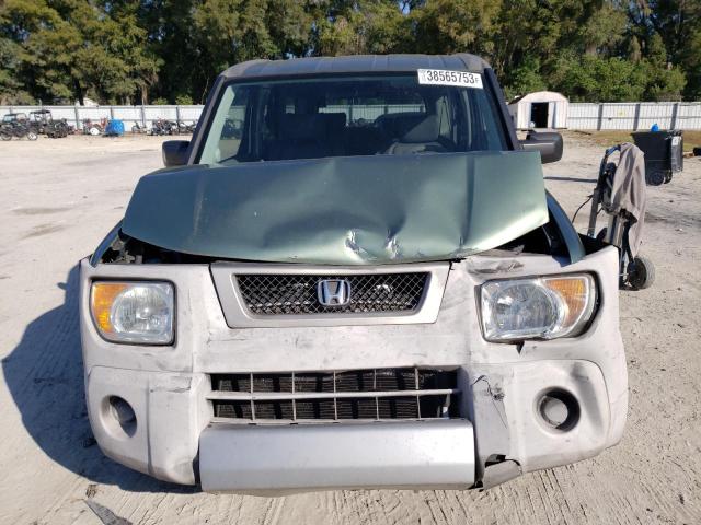 5J6YH18593L009911 - 2003 HONDA ELEMENT EX GREEN photo 5