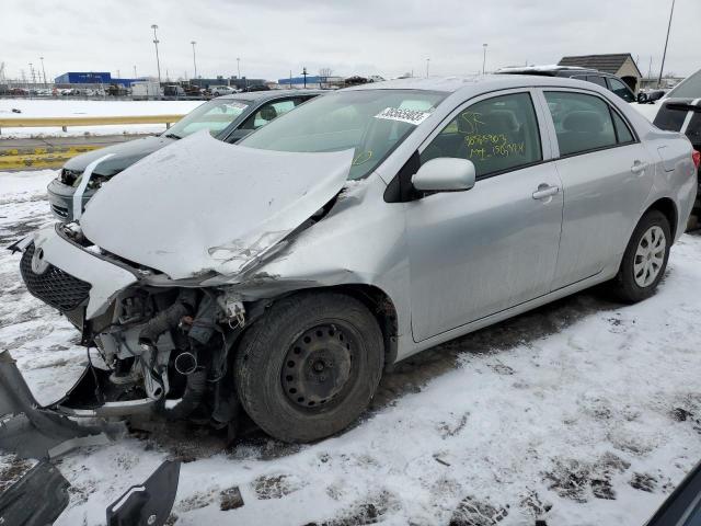 1NXBU40E09Z145234 - 2009 TOYOTA COROLLA LE BASE SILVER photo 1