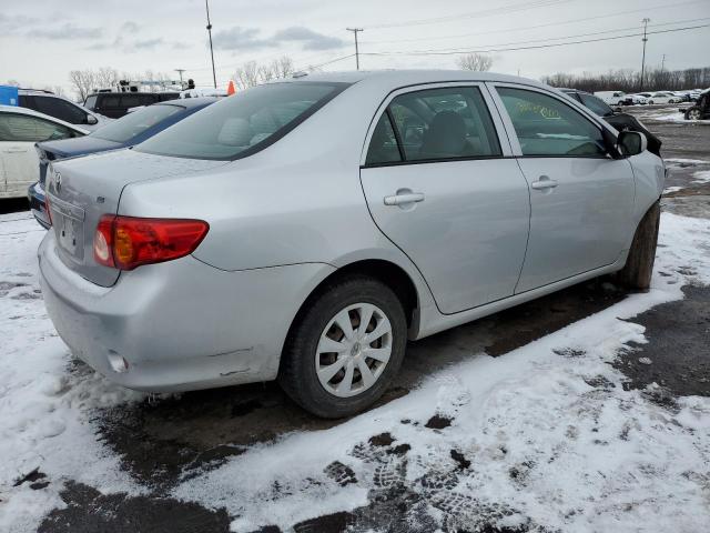 1NXBU40E09Z145234 - 2009 TOYOTA COROLLA LE BASE SILVER photo 3
