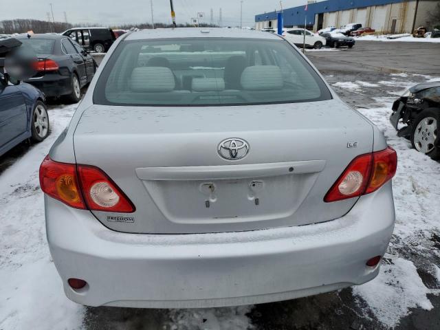 1NXBU40E09Z145234 - 2009 TOYOTA COROLLA LE BASE SILVER photo 6