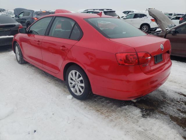 3VWDP7AJ5CM386507 - 2012 VOLKSWAGEN JETTA SE RED photo 2