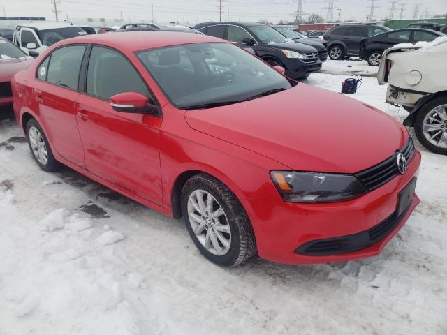 3VWDP7AJ5CM386507 - 2012 VOLKSWAGEN JETTA SE RED photo 4