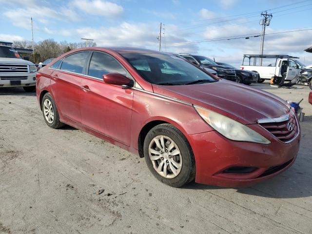 5NPEB4AC2BH045155 - 2011 HYUNDAI SONATA GLS RED photo 4