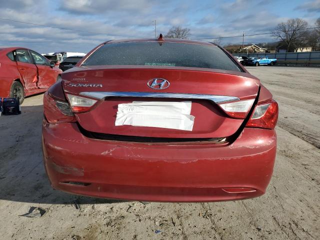 5NPEB4AC2BH045155 - 2011 HYUNDAI SONATA GLS RED photo 6