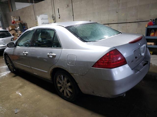 1HGCM66407A081425 - 2007 HONDA ACCORD SE SILVER photo 2