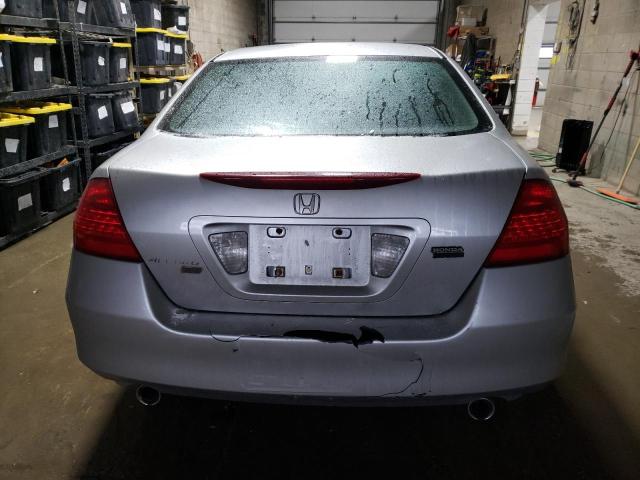 1HGCM66407A081425 - 2007 HONDA ACCORD SE SILVER photo 6