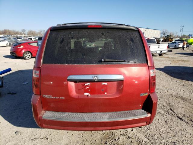 1D8HN44H58B174403 - 2008 DODGE GRAND CARA SE RED photo 6