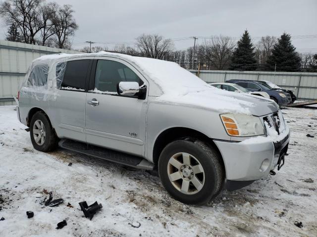 5N1AA08B95N720281 - 2005 NISSAN ARMADA SE SILVER photo 4