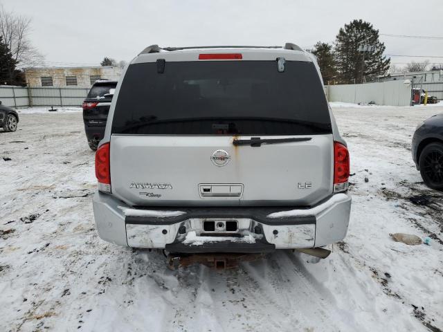 5N1AA08B95N720281 - 2005 NISSAN ARMADA SE SILVER photo 6