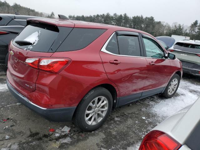 3GNAXUEVXKS639257 - 2019 CHEVROLET EQUINOX LT RED photo 3