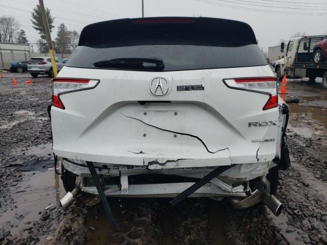 5J8TC2H79ML030024 - 2021 ACURA RDX ADVANCE WHITE photo 6