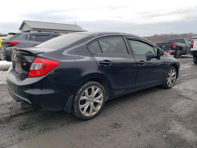 2HGFB6E58CH703651 - 2012 HONDA CIVIC SI BLACK photo 3