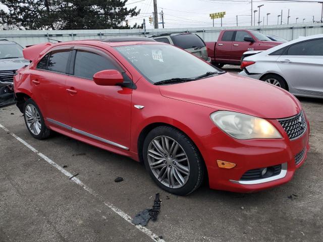 JS2RF9A64B6110598 - 2011 SUZUKI KIZASHI SPORT GTS RED photo 4