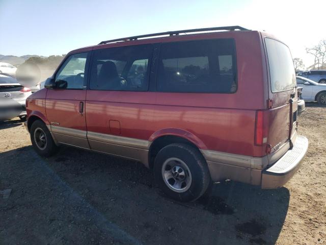 1GKDM19W3WB500206 - 1998 GMC SAFARI XT RED photo 2