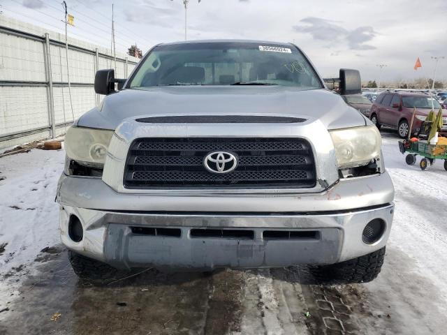 5TFRT54117X008317 - 2007 TOYOTA TUNDRA DOUBLE CAB SR5 SILVER photo 5