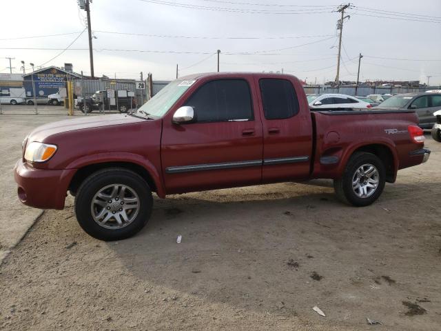 5TBRT34134S449526 - 2004 TOYOTA TUNDRA ACCESS CAB SR5 BURGUNDY photo 1